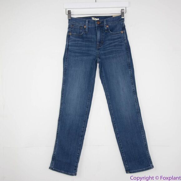 NEW Madewell Mid-Rise Stovepipe Jeans in Leman Wash, 23 - Picture 3 of 16